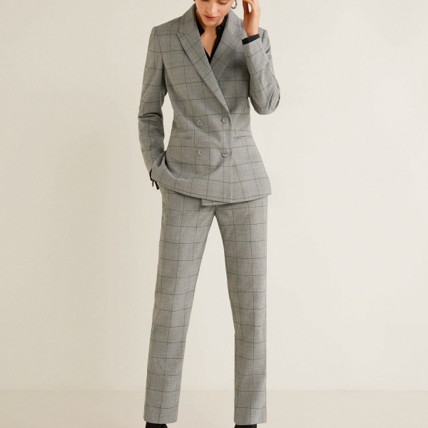 Check Structured blazer - Ảnh 4
