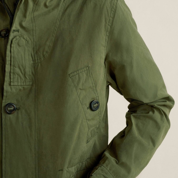 Quilted hooded parka - Ảnh 4