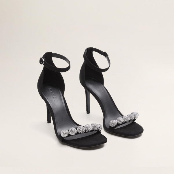 Crystal strap sandals - Ảnh 2