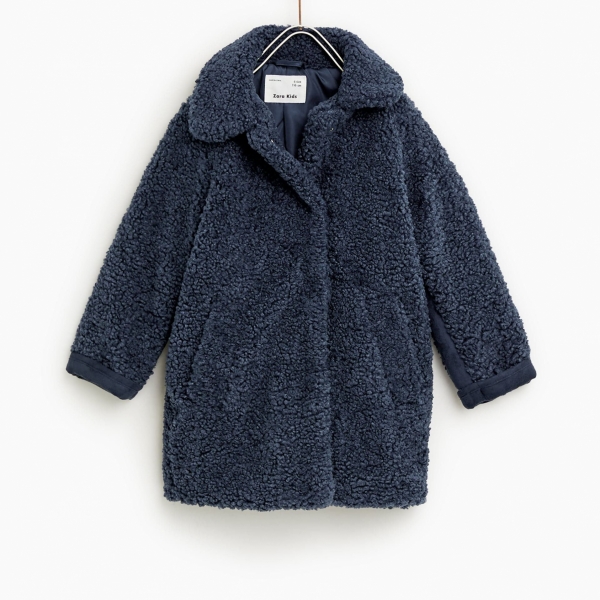 Faux Shearling Coat - Ảnh 2