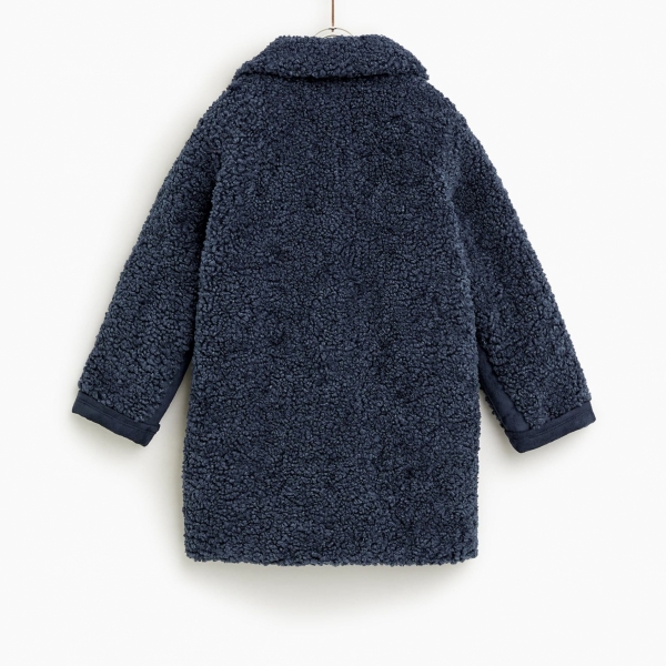 Faux Shearling Coat - Ảnh 3